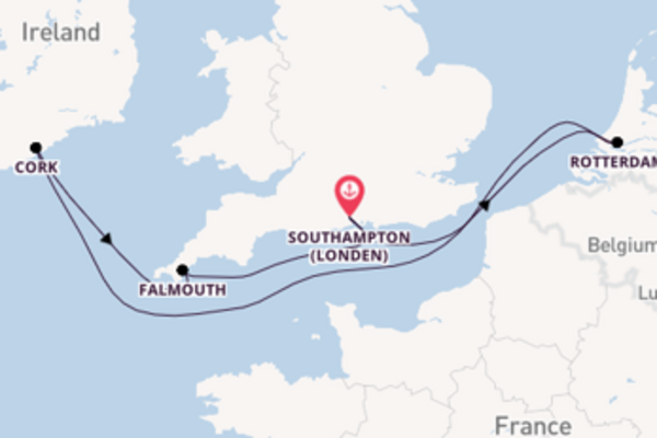 Cruise in 6 dagen naar Southampton (Londen) met MSC Cruises