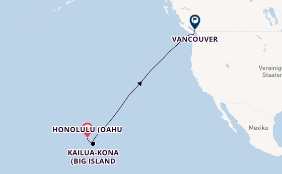 Polynesien ab Honolulu (Oahu, Hawaii) auf der Celebrity Edge