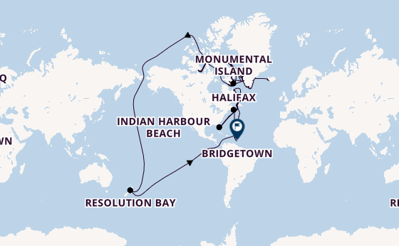 Round-the-World Trip from Reykjavik, Iceland with the Seabourn Venture