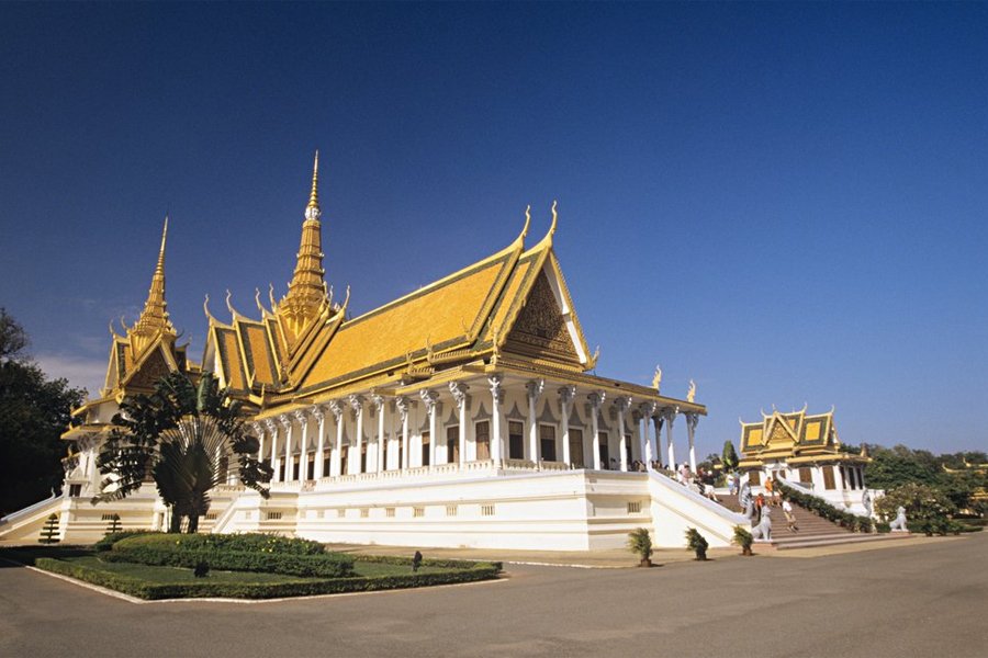 Zuidoost-Azië vanaf Ho Chi Minhstad, Vietnam met de Lan Diep