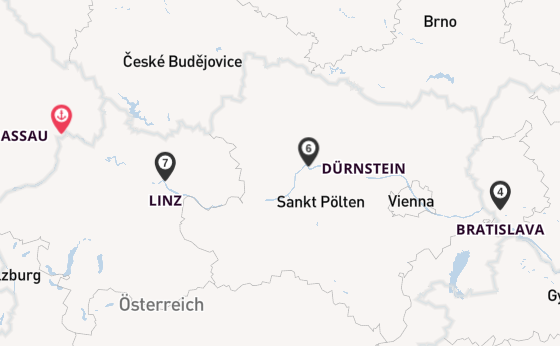 Donau ab Passau auf der A-ROSA BELLA