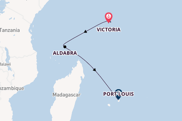 Seychellen vanaf Victoria, Seychellen met de HANSEATIC nature