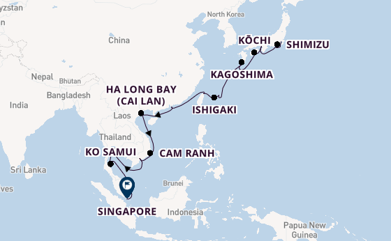 East Asia from Tokyo, Japan with the Seven Seas Explorer