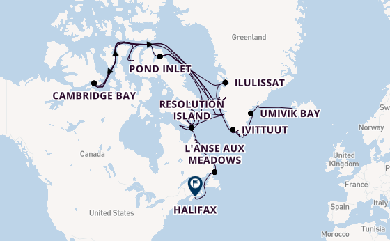 trans-Atlantisch vanaf Reykjavik, IJsland met de Sabourn Venture 