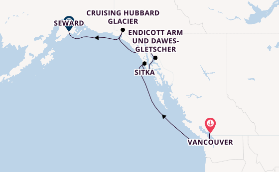 Alaska from Vancouver, British Columbia with the Celebrity Solstice