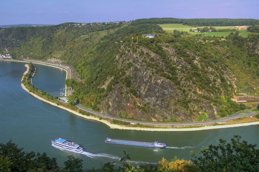 Rhein ab Düsseldorf, Deutschland auf der VIVA ONE
