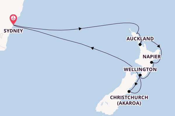 Australia and New Zealand from Sydney, Australia with the Ovation of the Seas