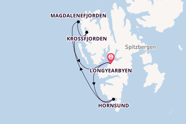 Norwegen ab Longyearbyen, Norwegen auf der MS Fram