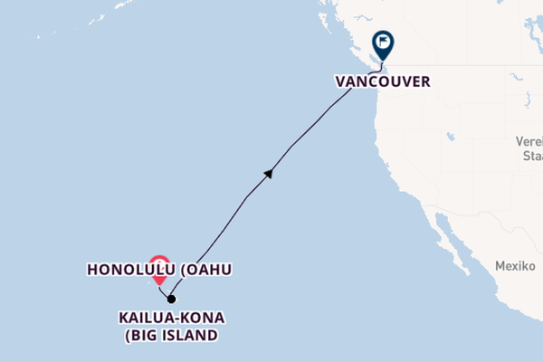 Polynesien ab Honolulu (Oahu, Hawaii) auf der Celebrity Edge