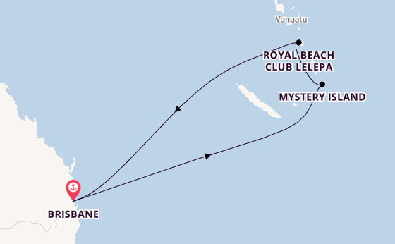 South Pacific from Brisbane, Australia with the Voyager of the Seas 