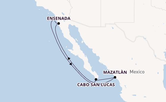 Mexican Riviera from San Diego, California with the Norwegian Star