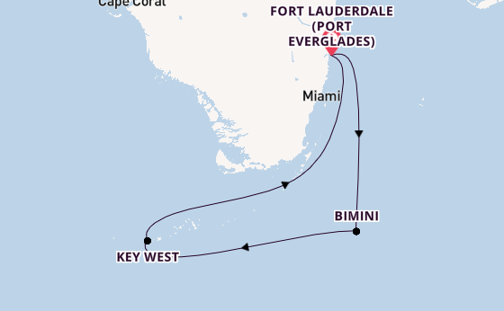 Karibik ab Fort Lauderdale (Port Everglades), USA auf der Celebrity Reflection