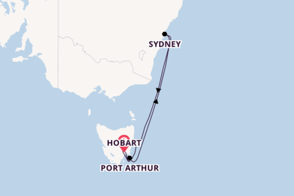 Australia From Hobart with the Crown Princess