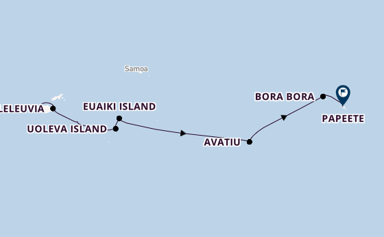 Fiji from Lautoka, Fiji with the Silver Cloud