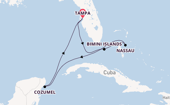 Caribbean from Tampa, Florida, USA with the Celebrity Summit