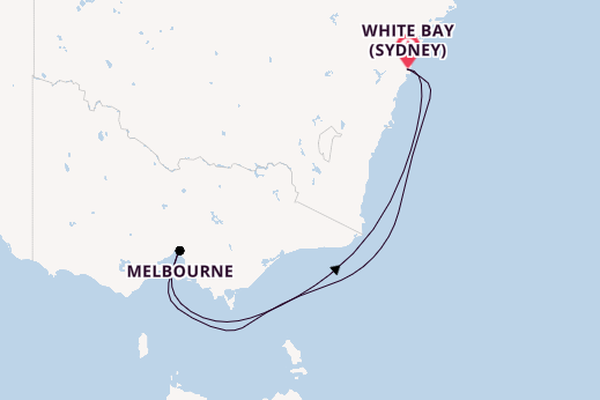 Australia from White Bay (Sydney), Australia with the Carnival Adventure