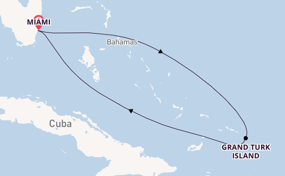 Caribbean from Miami, Florida, USA with the Valiant Lady