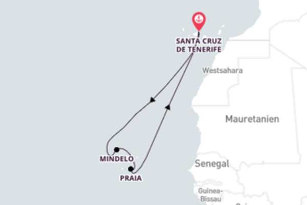 Kreuzfahrt mit der Mein Schiff ♥ nach Santa Cruz de Tenerife
