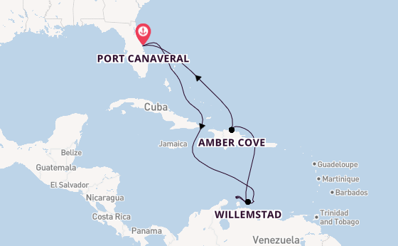Caribbean from Port Canaveral, Florida with the Carnival Firenze