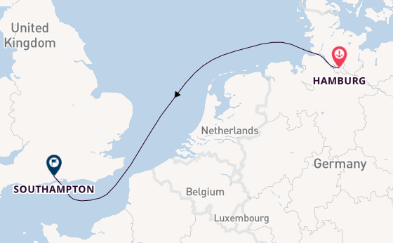 British Isles from Hamburg, Germany with the MSC Preziosa