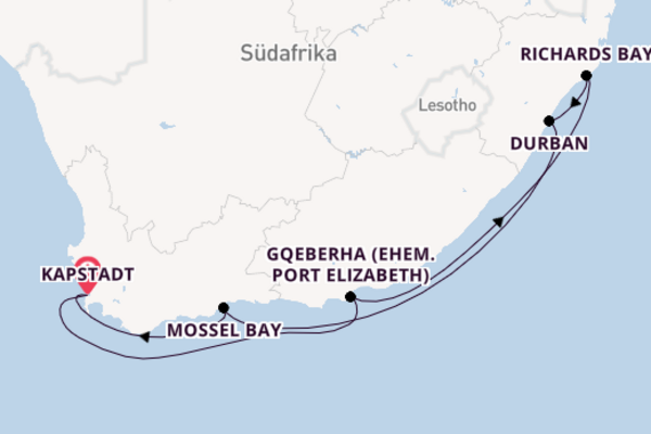 Erkunden Sie Mossel Bay ab Kapstadt