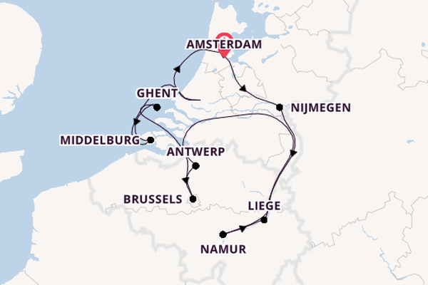 Maas from Amsterdam, Netherlands with the Avalon Imagery II