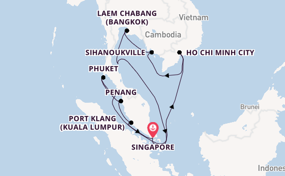 Luxury Malaysia, Thailand & Vietnam with Singapore Stay
