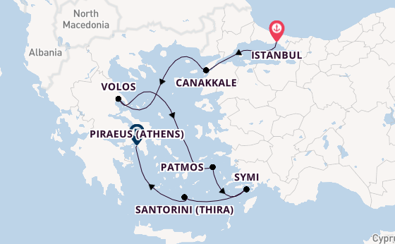 Eastern Mediterranean from Istanbul, Turkey with the Seabourn Ovation 