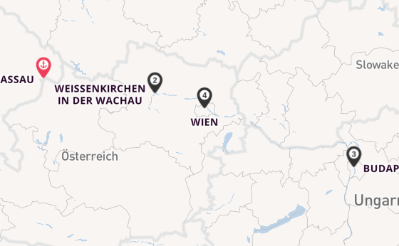 Donau ab Passau auf der MS COMPASS EMPRESS
