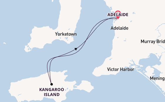 Australien ab Adelaide, Australien auf der Carnival Adventure