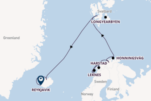 Cruise in 12 dagen naar Reykjavik met Norwegian Cruise Line