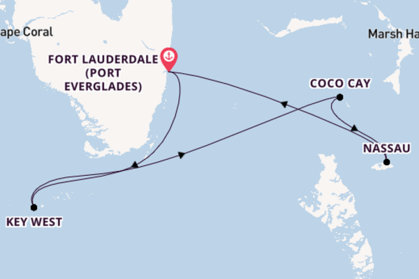 Caribbean from Fort Lauderdale (Port Everglades), Florida with the Celebrity Reflection