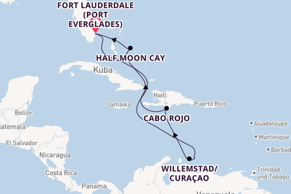Nieuw Amsterdam – Miami entdecken & die Karibik fühlen
