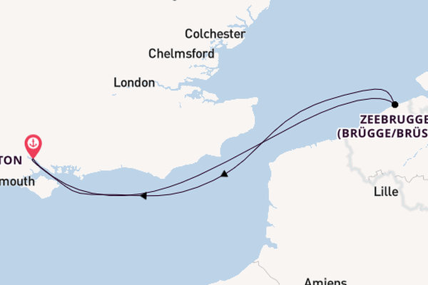 England ab Southampton, Großbritannien auf der Freedom of the Seas