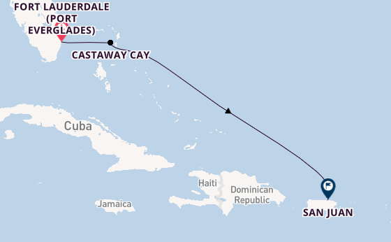 Caribbean from Fort Lauderdale (Port Everglades), Florida with the Disney Dream