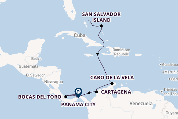 Caribbean from Nassau, Bahamas with the Scenic Eclipse                                                                                               