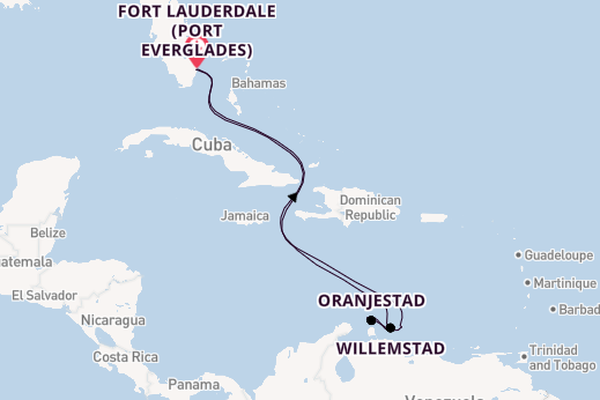 Southern Caribbean from Fort Lauderdale (Port Everglades), Florida with the Celebrity Silhouette