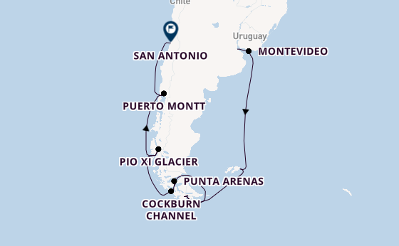 South America from Buenos Aires, Argentina with the Nieuw Amsterdam