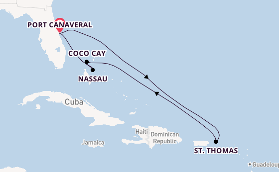 Caribbean vanaf Port Canaveral, Verenigde Staten met de Harmony of the Seas®