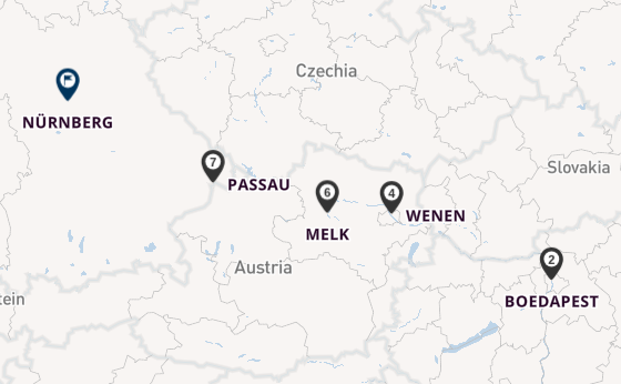 Donau vanaf Boedapest, Hongarije met de Celebrity Seeker