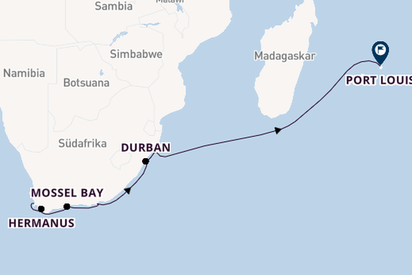 Südafrika ab Kapstadt, Südafrika auf der HANSEATIC spirit
