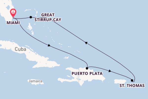 Cruising from Miami with the Norwegian Encore