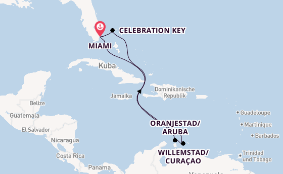 Karibik ab Miami auf der Carnival Horizon