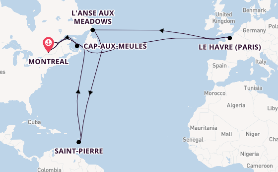 Transatlantic from Montreal, Canada with the Seabourn Quest