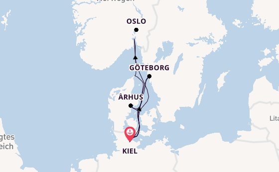 Skandinavien mit Oslo ab Kiel