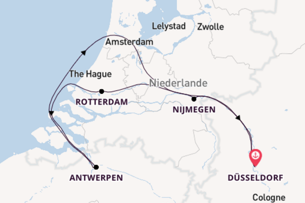 Erleben Sie 5 Tage Antwerpen und Düsseldorf