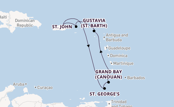 Caribbean from San Juan, Puerto Rico with the Ilma