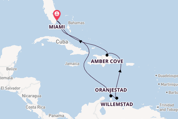 Caribbean vanaf Miami, Verenigde Staten met de Carnival Horizon