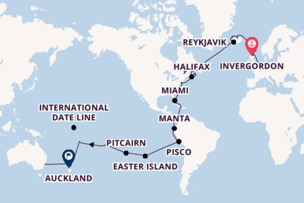 World Cruise From London (Dover) with the Crown Princess