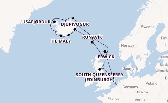 Arctica vanaf Rotterdam, Nederland met de Rotterdam